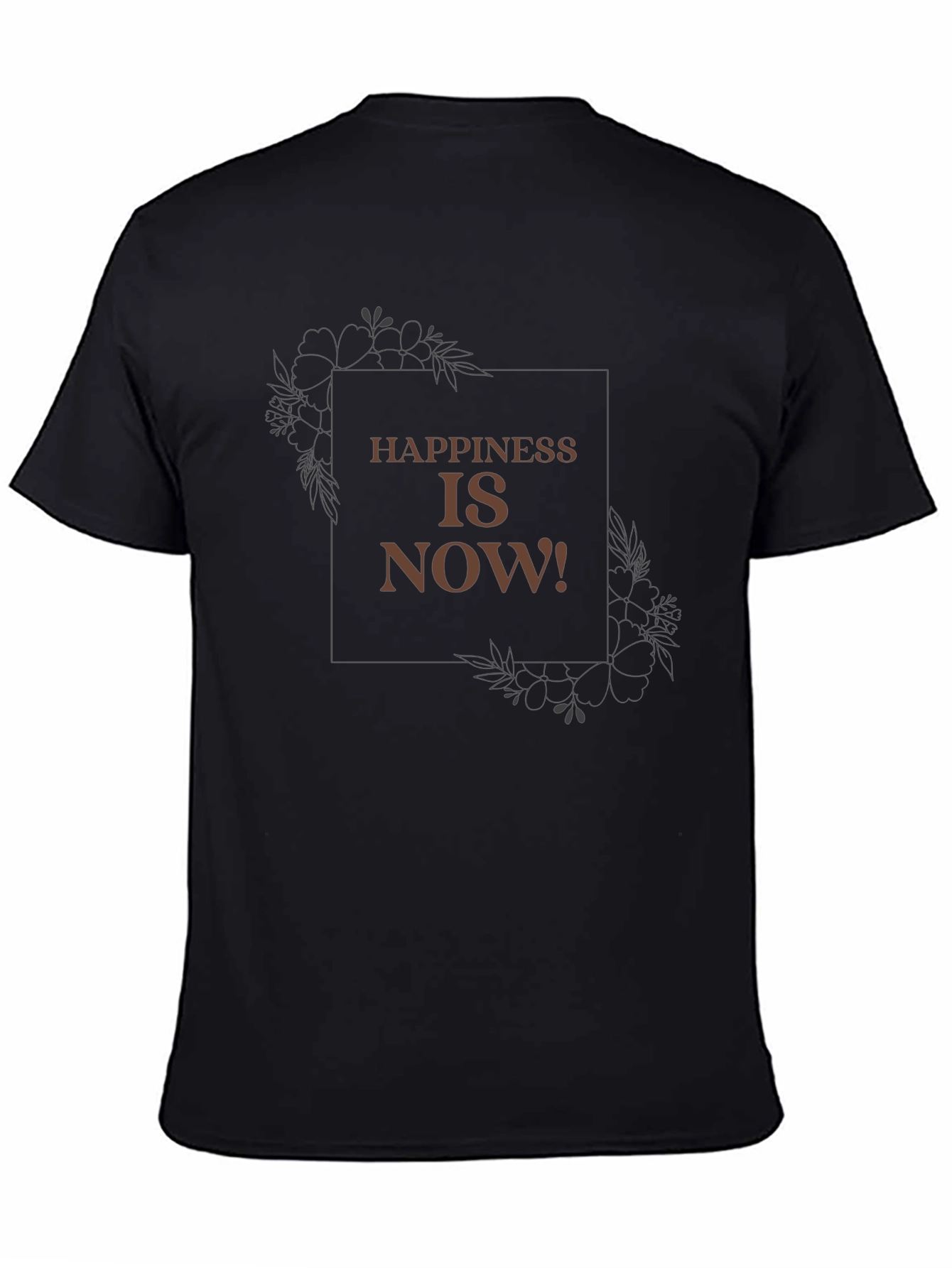 Happiness is Now Graphic Tee - Casual Comfort