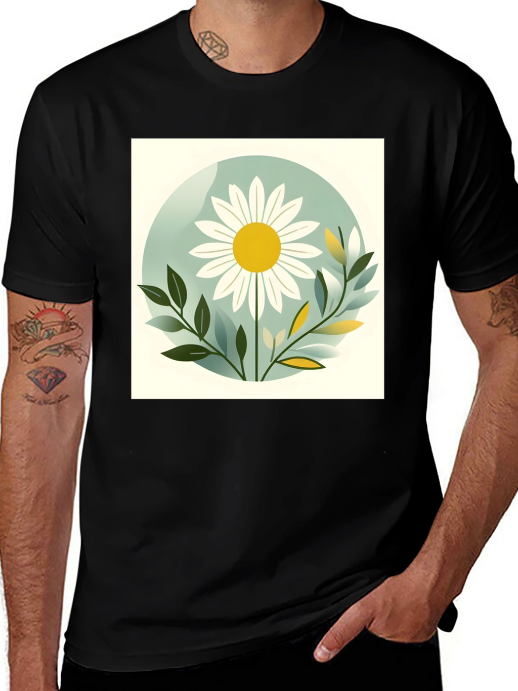 Daisy Graphic Tee - Stylish Comfort