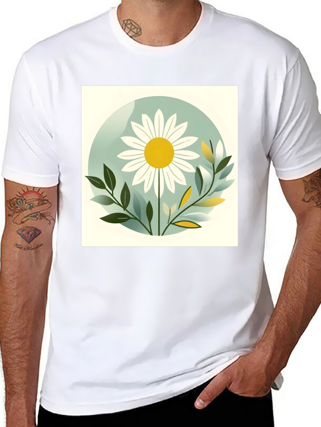 Daisy Graphic Tee - Stylish Comfort