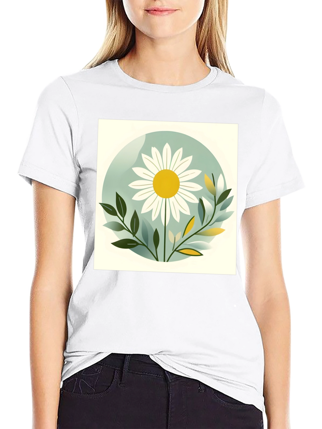 Daisy Graphic Tee - Stylish Comfort