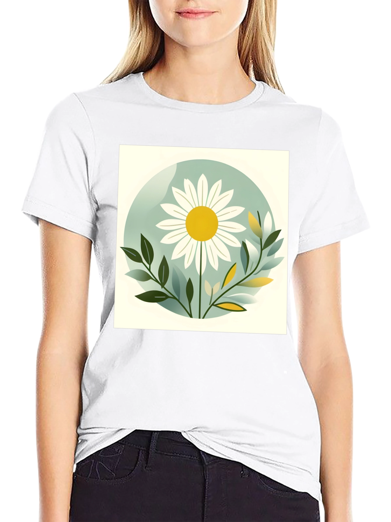 Daisy Graphic Tee - Stylish Comfort