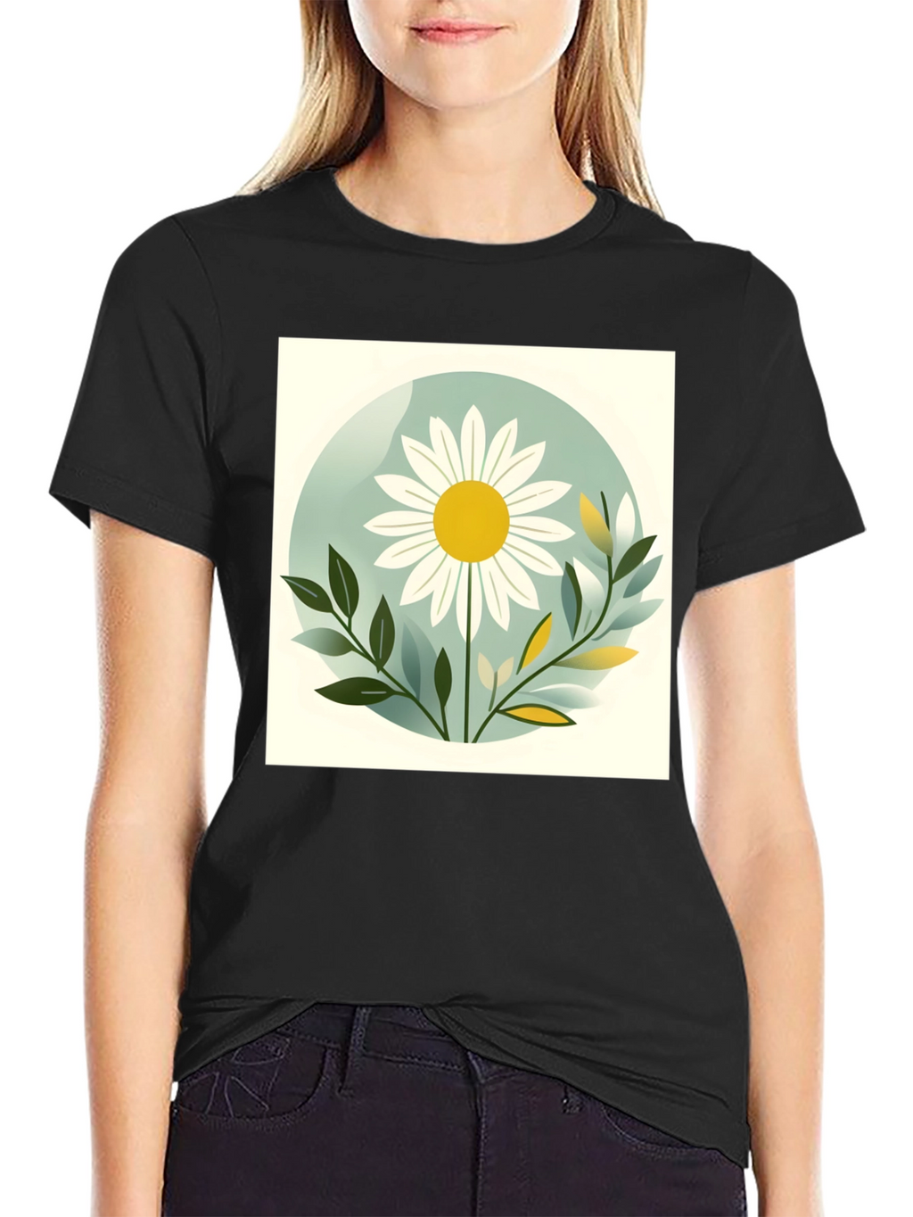 Daisy Graphic Tee - Stylish Comfort