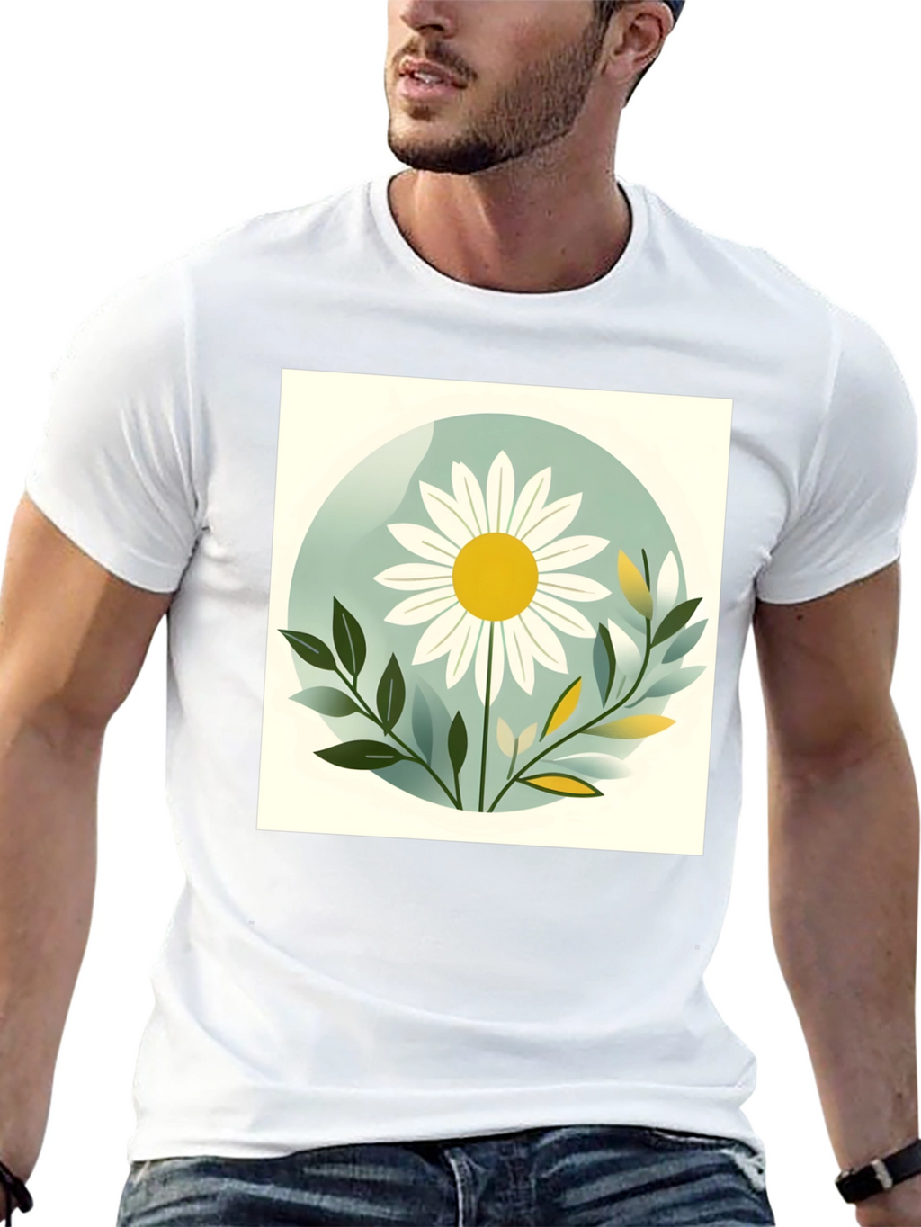Daisy Graphic Tee - Stylish Comfort