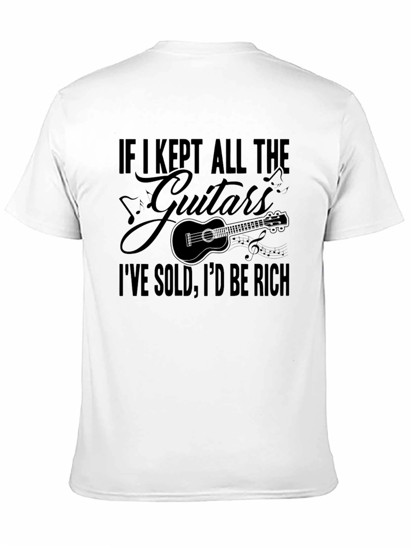 Guitar Lover T-Shirt - If I Kept All The Guitars