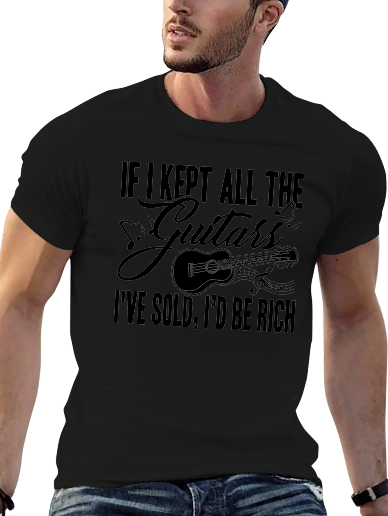 Guitar Lover T-Shirt - If I Kept All The Guitars