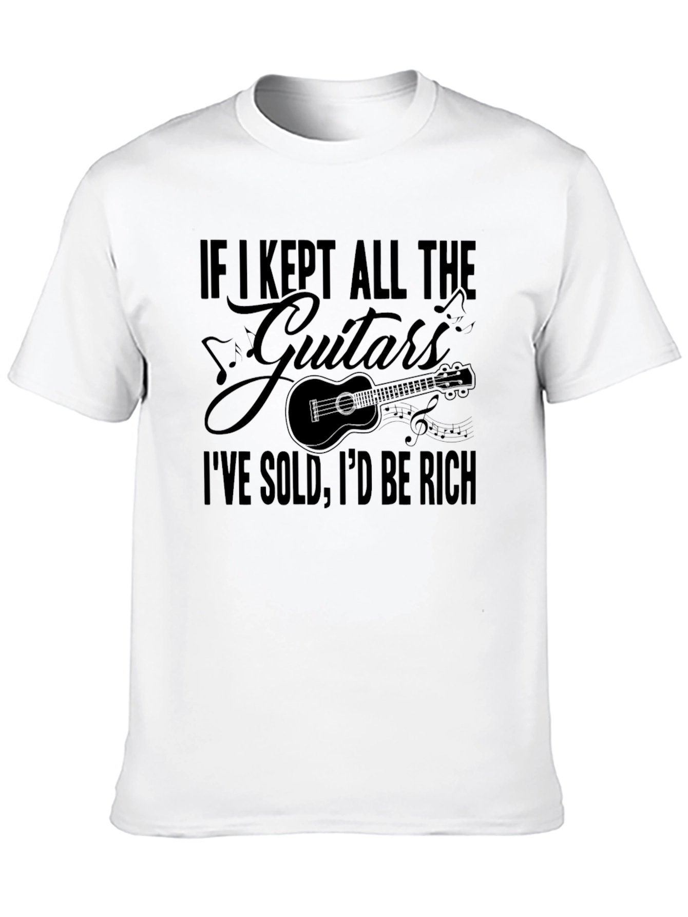 Guitar Lover T-Shirt - If I Kept All The Guitars
