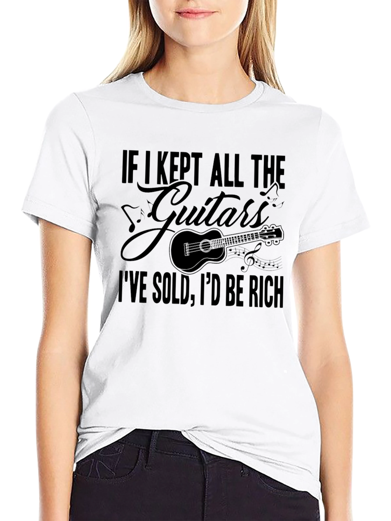 Guitar Lover T-Shirt - If I Kept All The Guitars