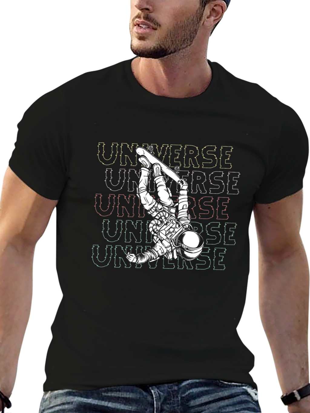 Astronaut Universe Graphic Tee