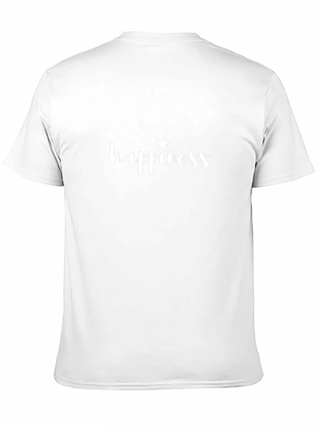 Happiness Star Graphic Black T-Shirt