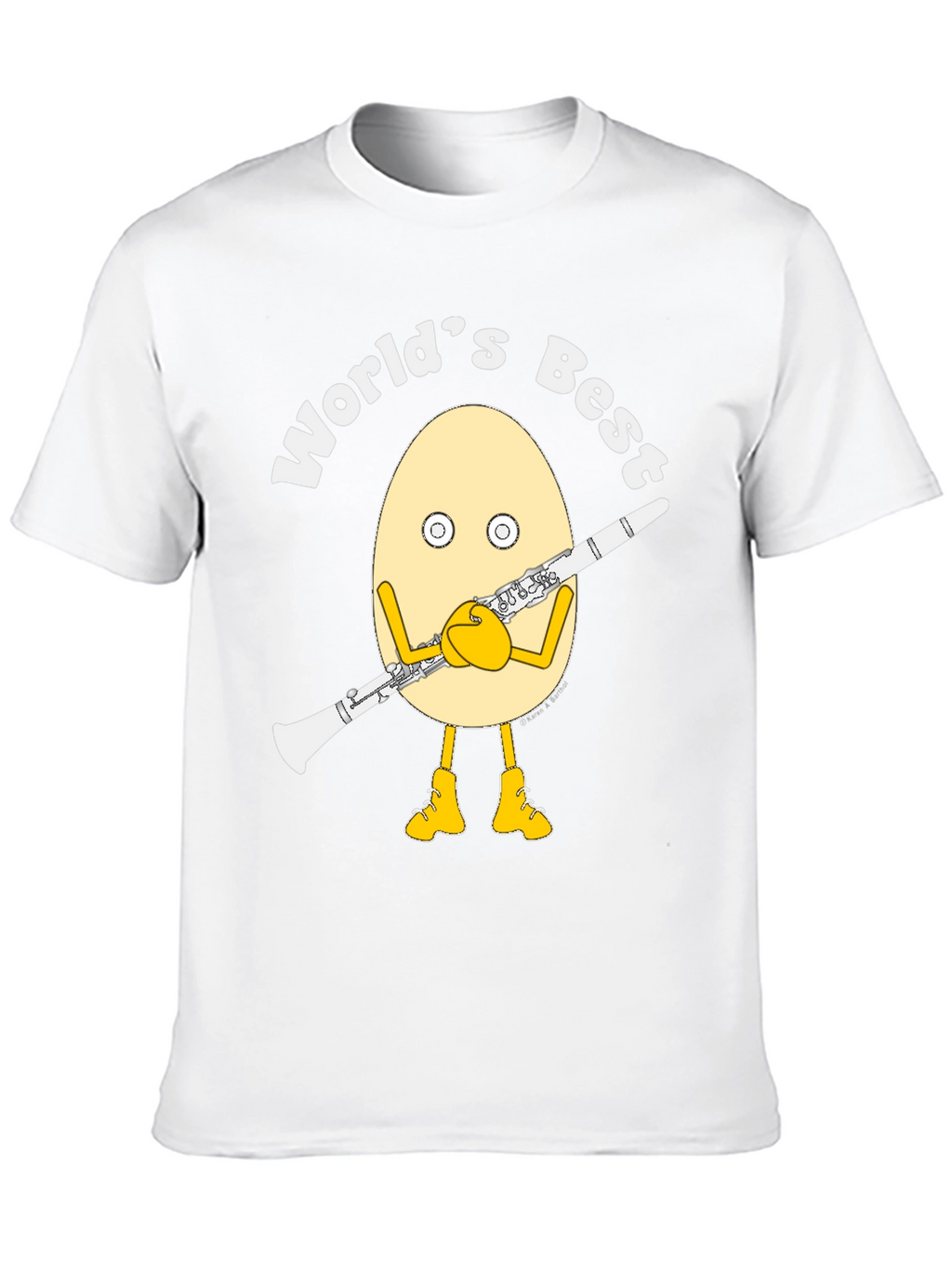 Worlds Best Clarinet Egg T-Shirt