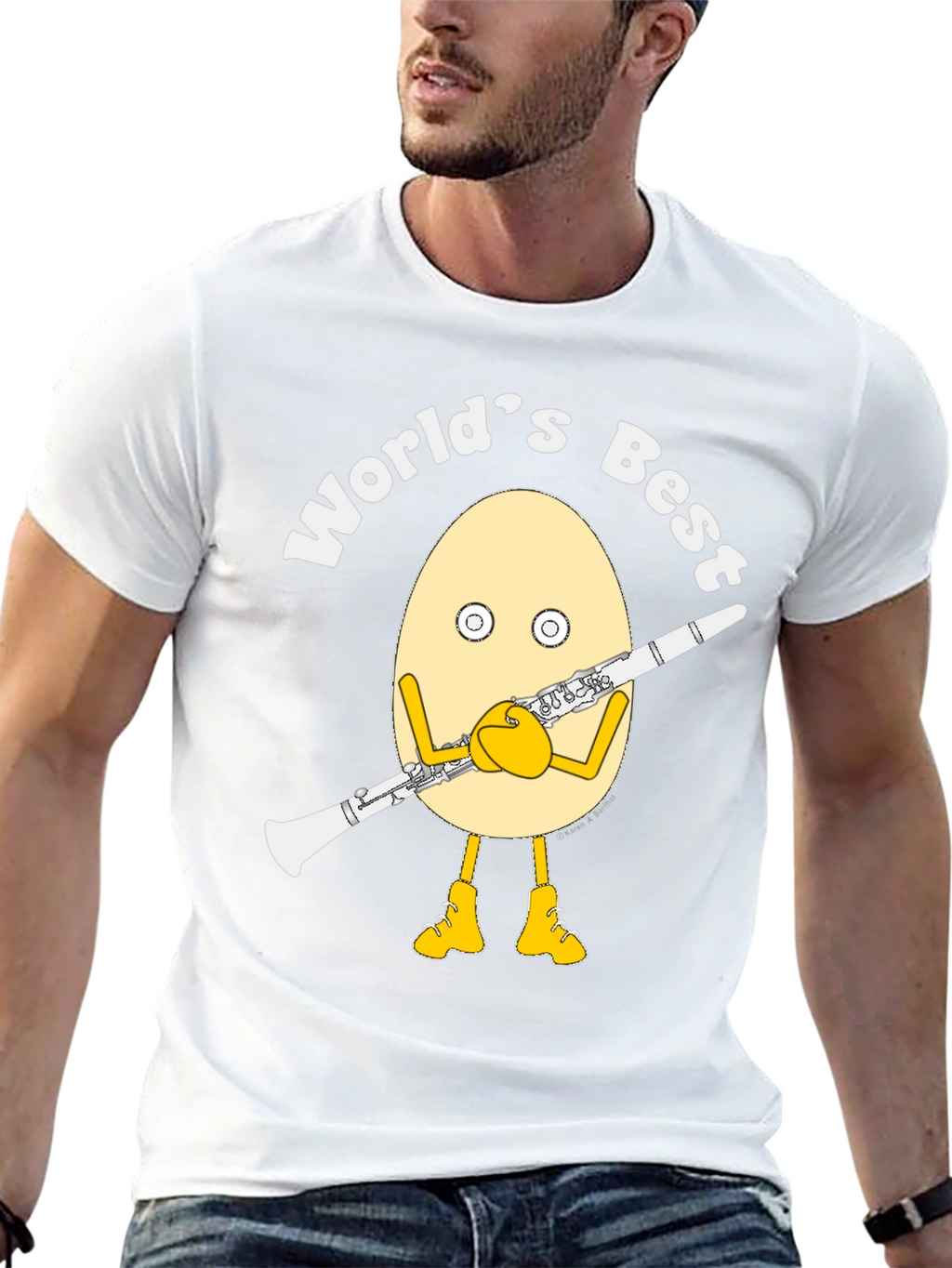 Worlds Best Clarinet Egg T-Shirt