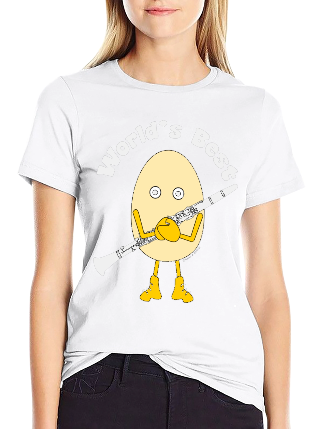 Worlds Best Clarinet Egg T-Shirt
