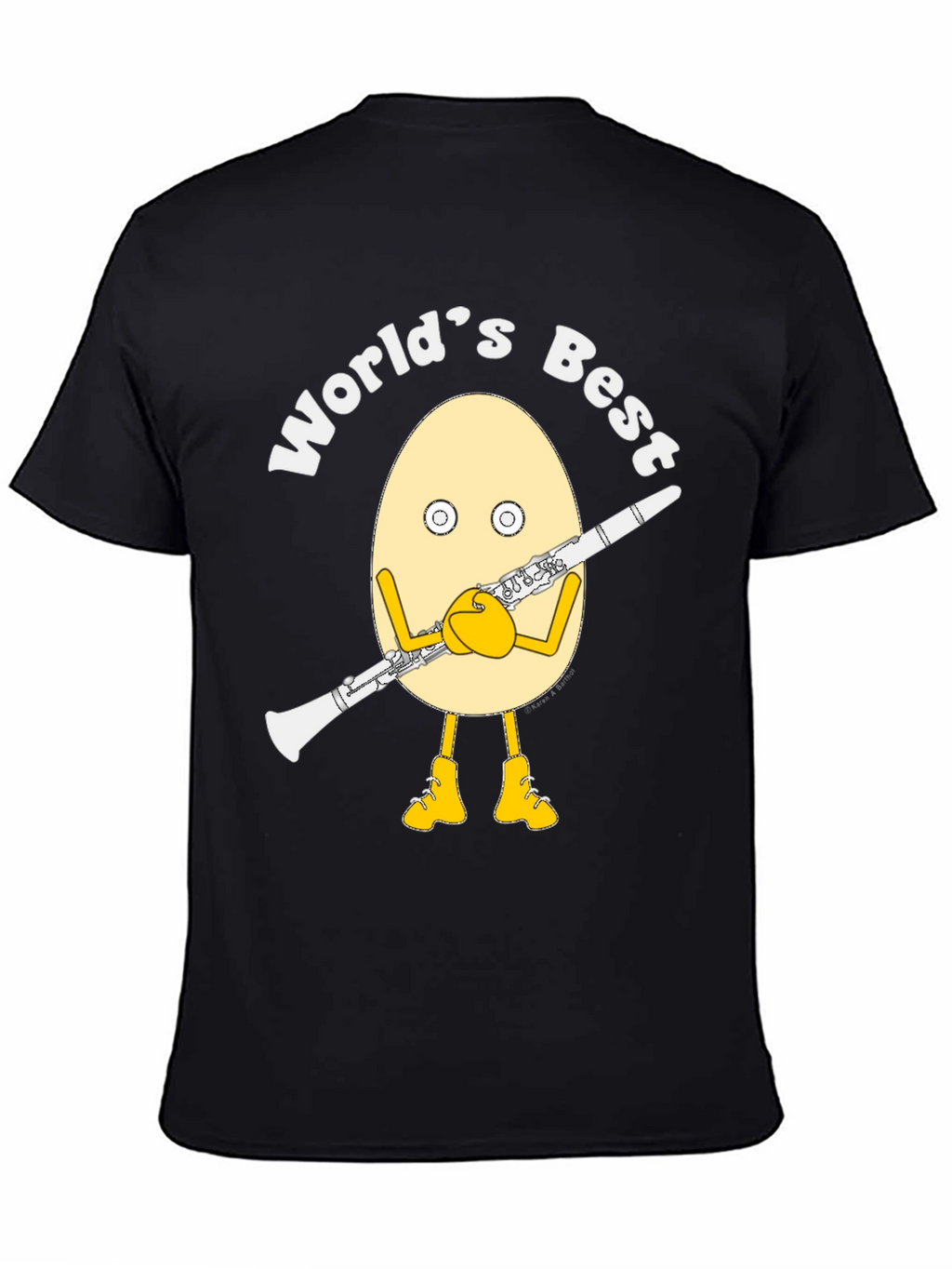 Worlds Best Clarinet Egg T-Shirt