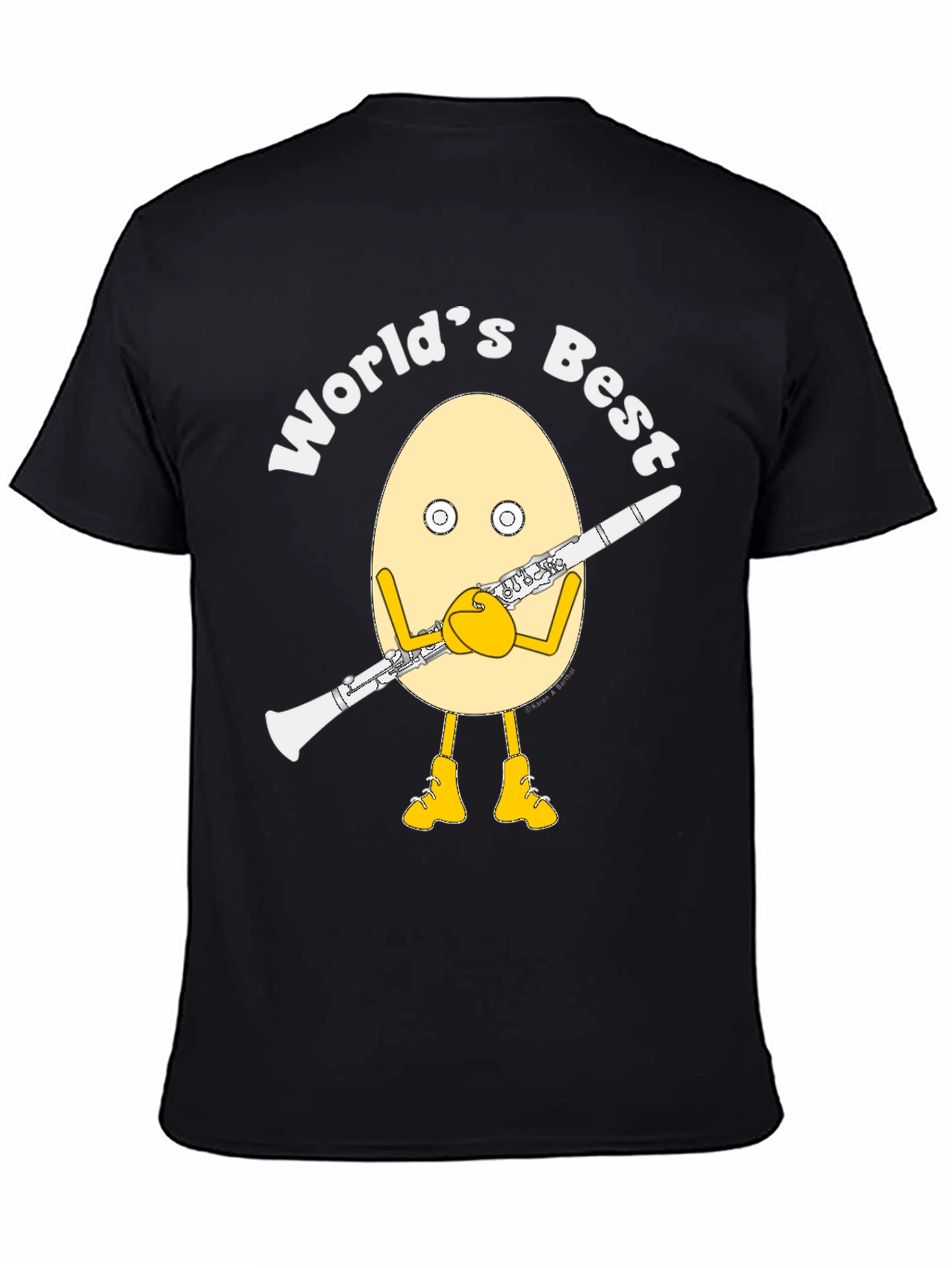 Worlds Best Clarinet Egg T-Shirt