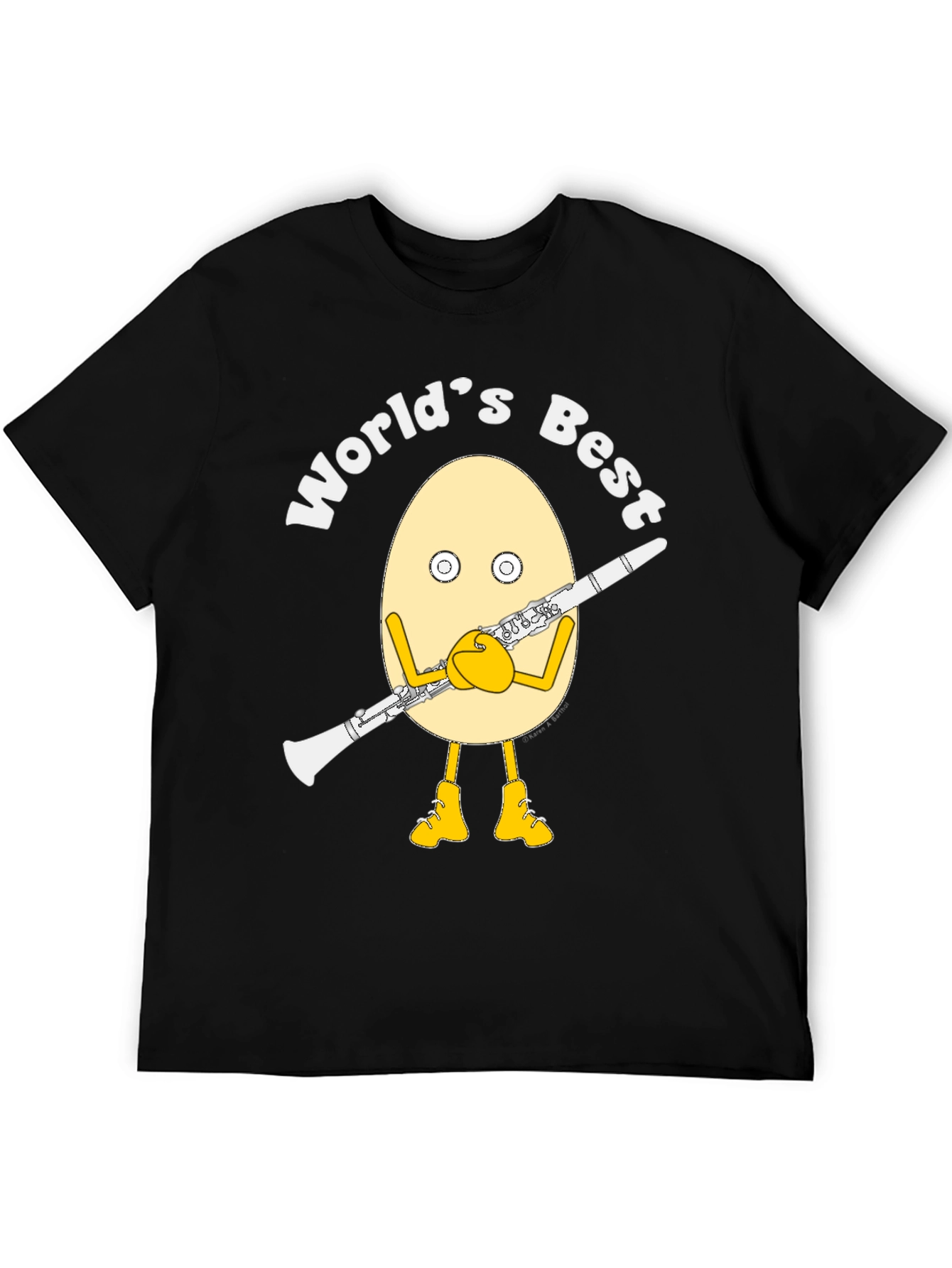 Worlds Best Clarinet Egg T-Shirt