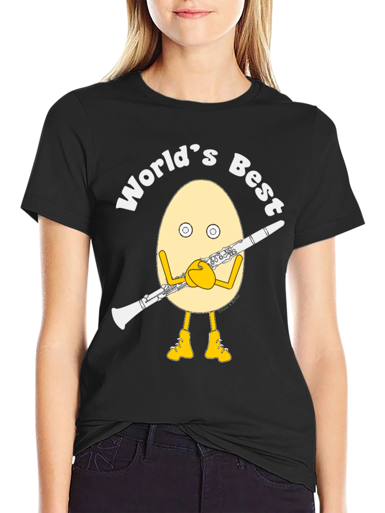 Worlds Best Clarinet Egg T-Shirt