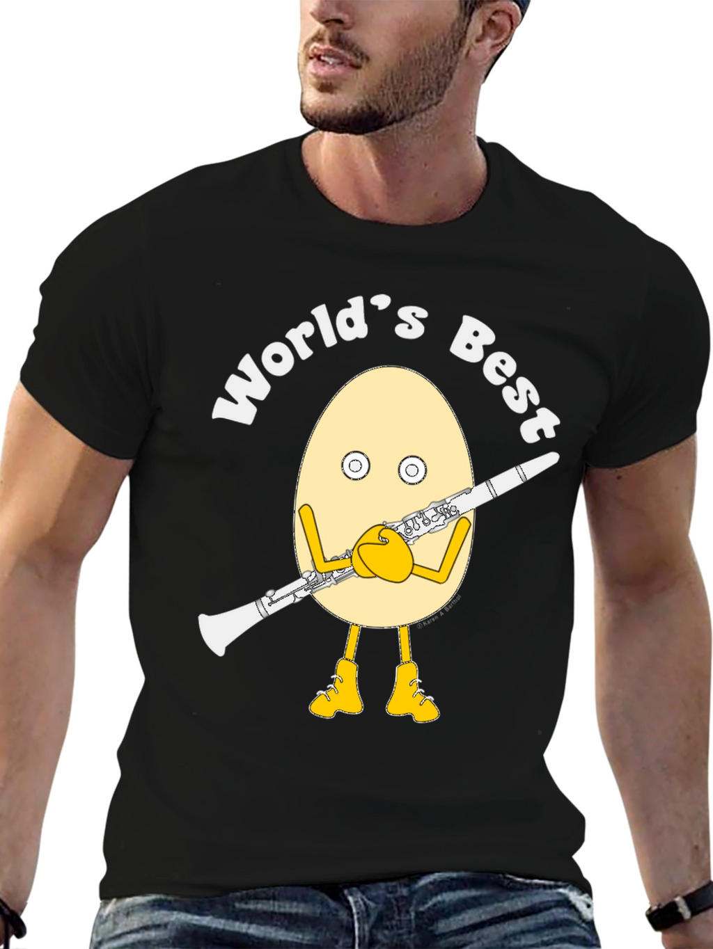Worlds Best Clarinet Egg T-Shirt