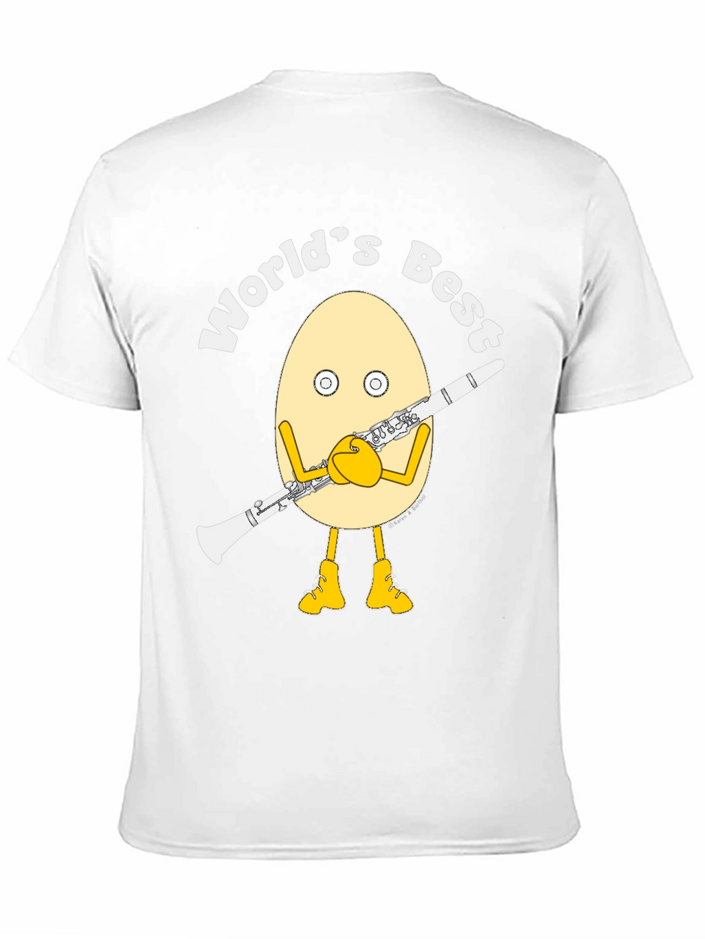 Worlds Best Clarinet Egg T-Shirt