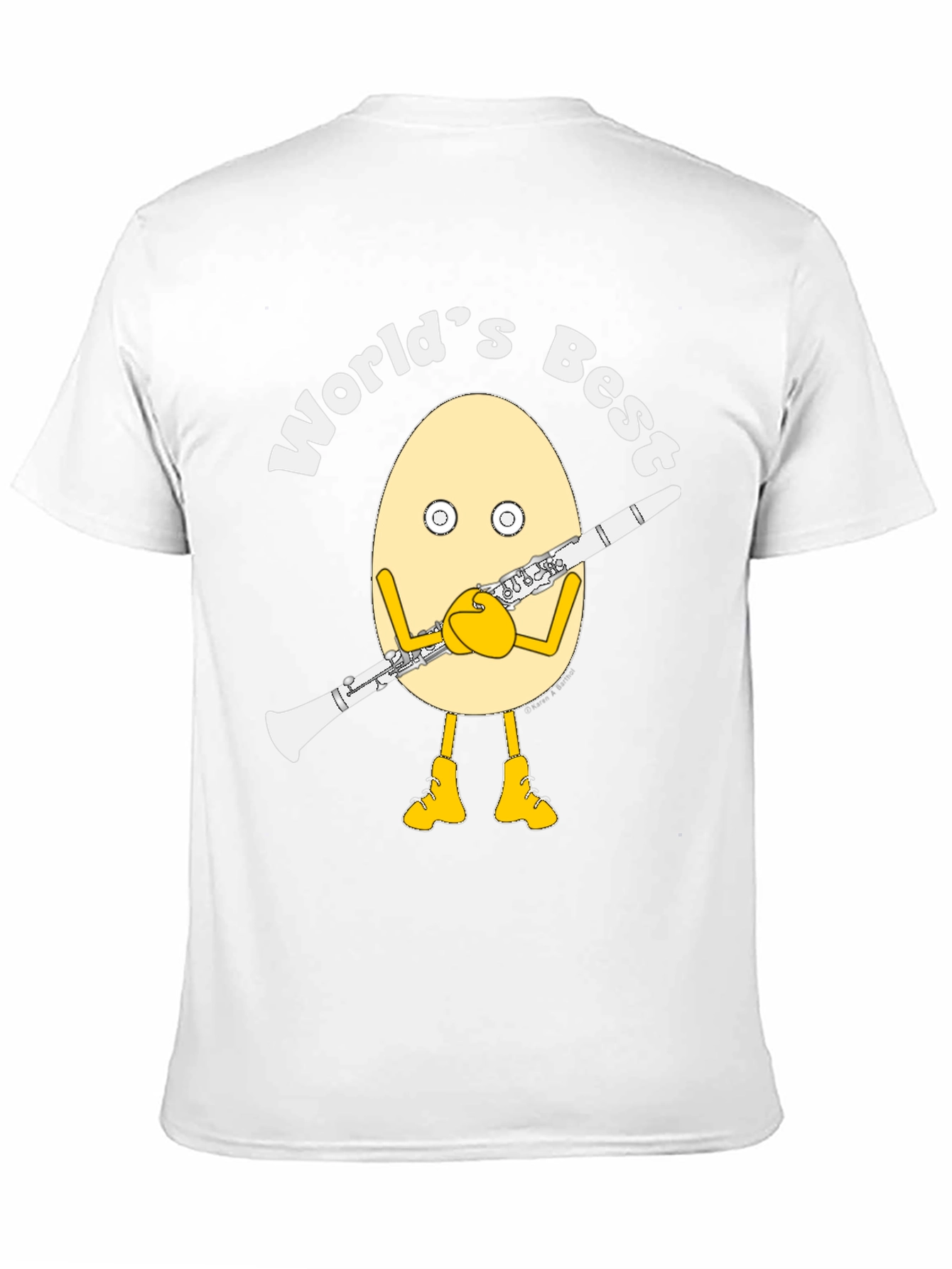 Worlds Best Clarinet Egg T-Shirt