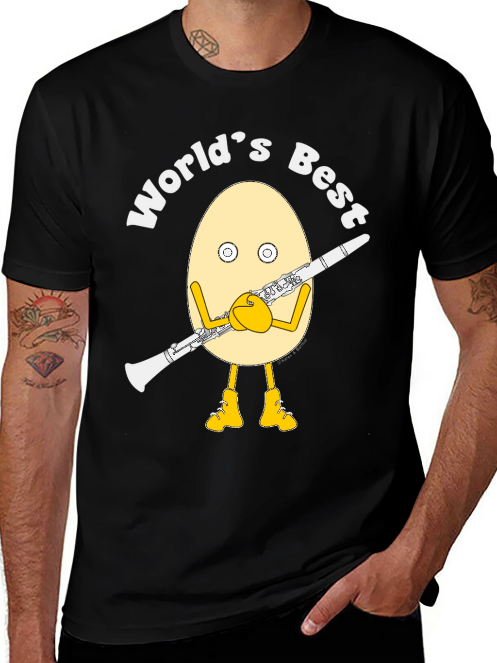 Worlds Best Clarinet Egg T-Shirt
