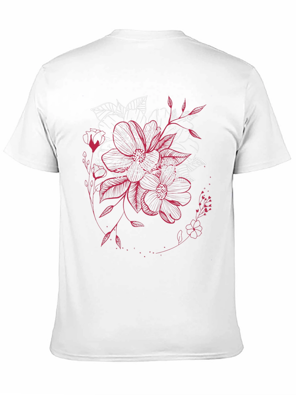 Floral Graphic Tee - Unique Stylish Design