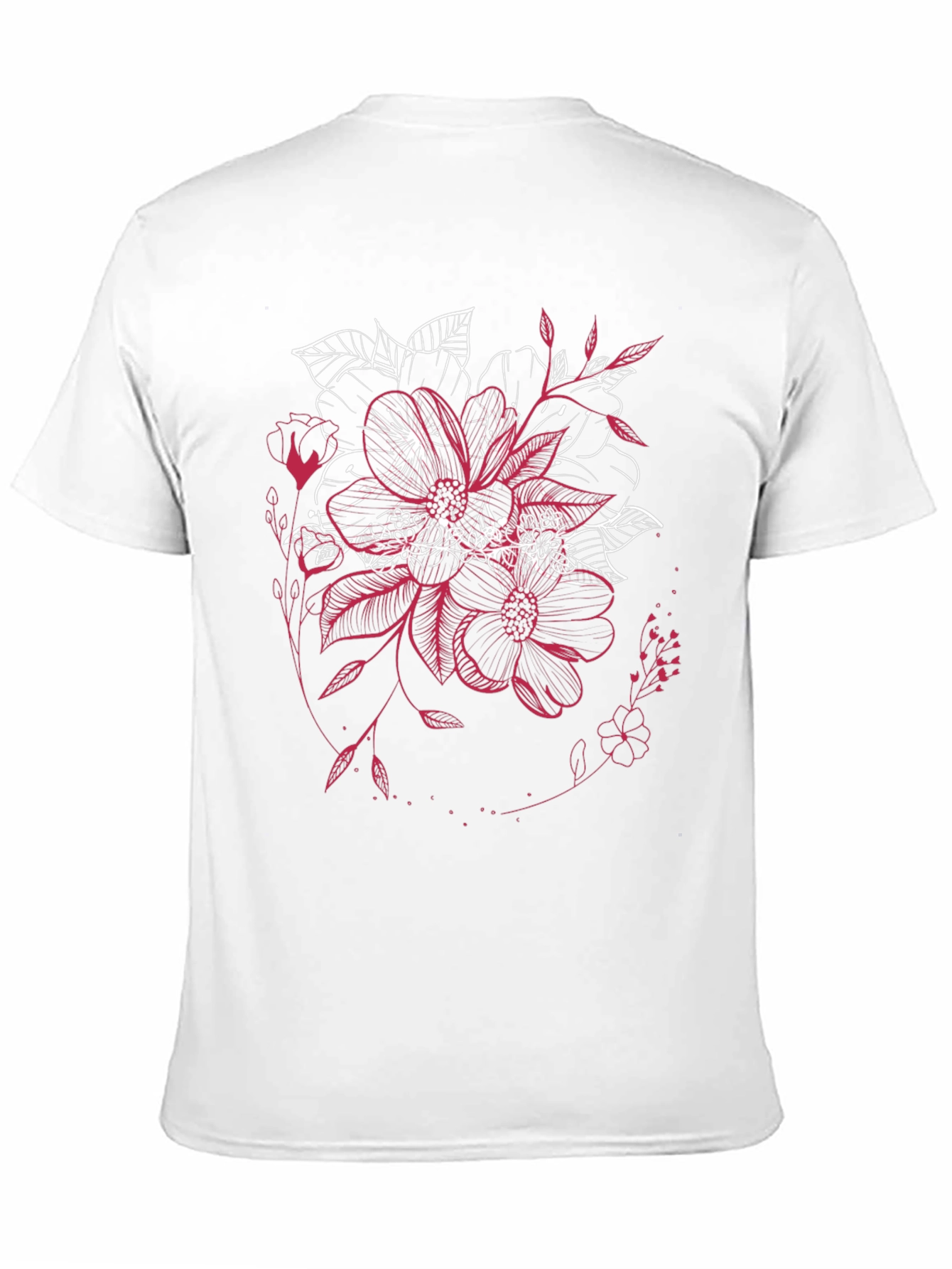Floral Graphic Tee - Unique Stylish Design