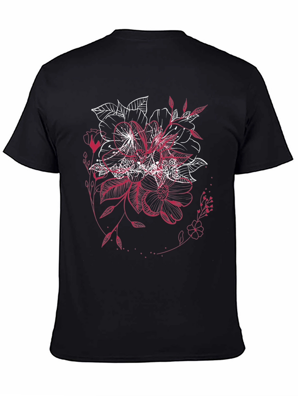 Floral Graphic Tee - Unique Stylish Design