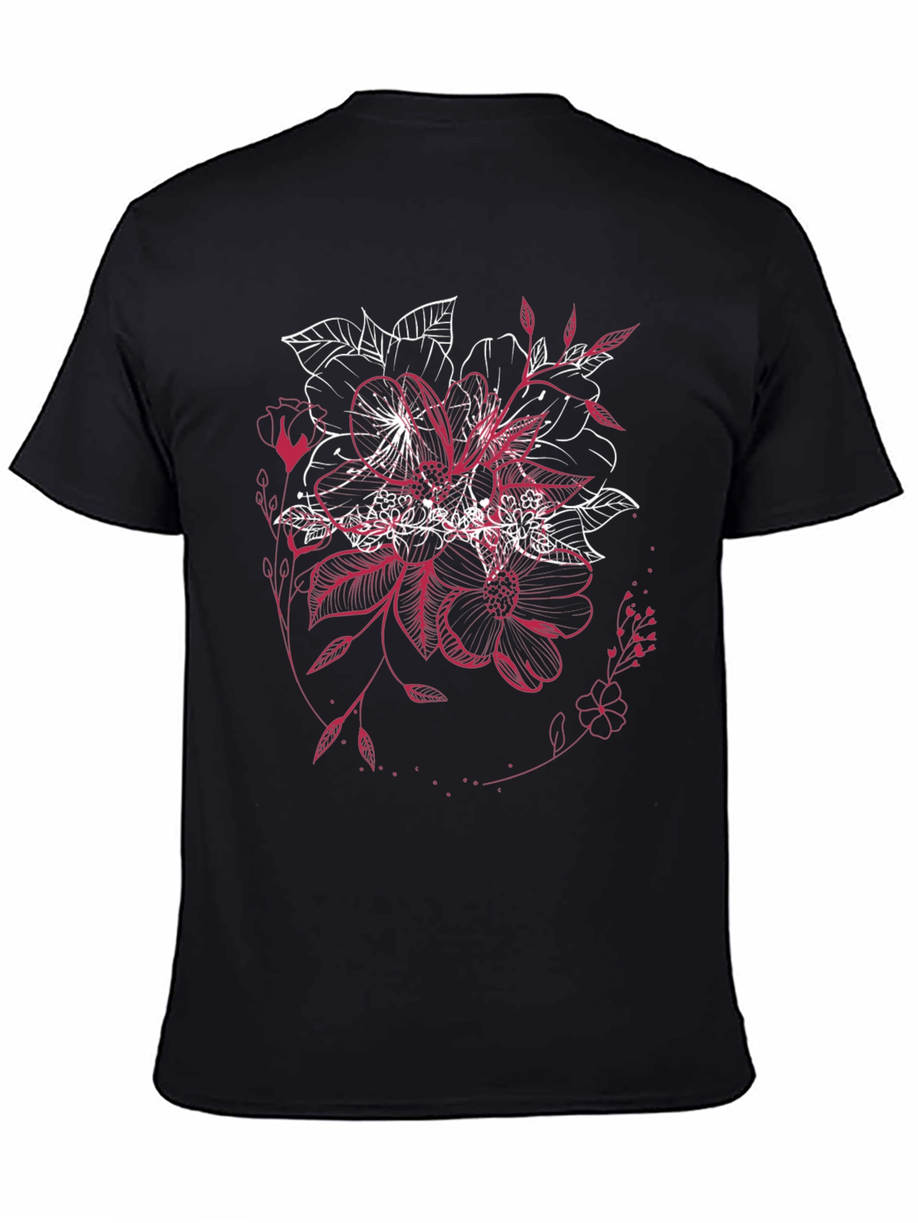 Floral Graphic Tee - Unique Stylish Design