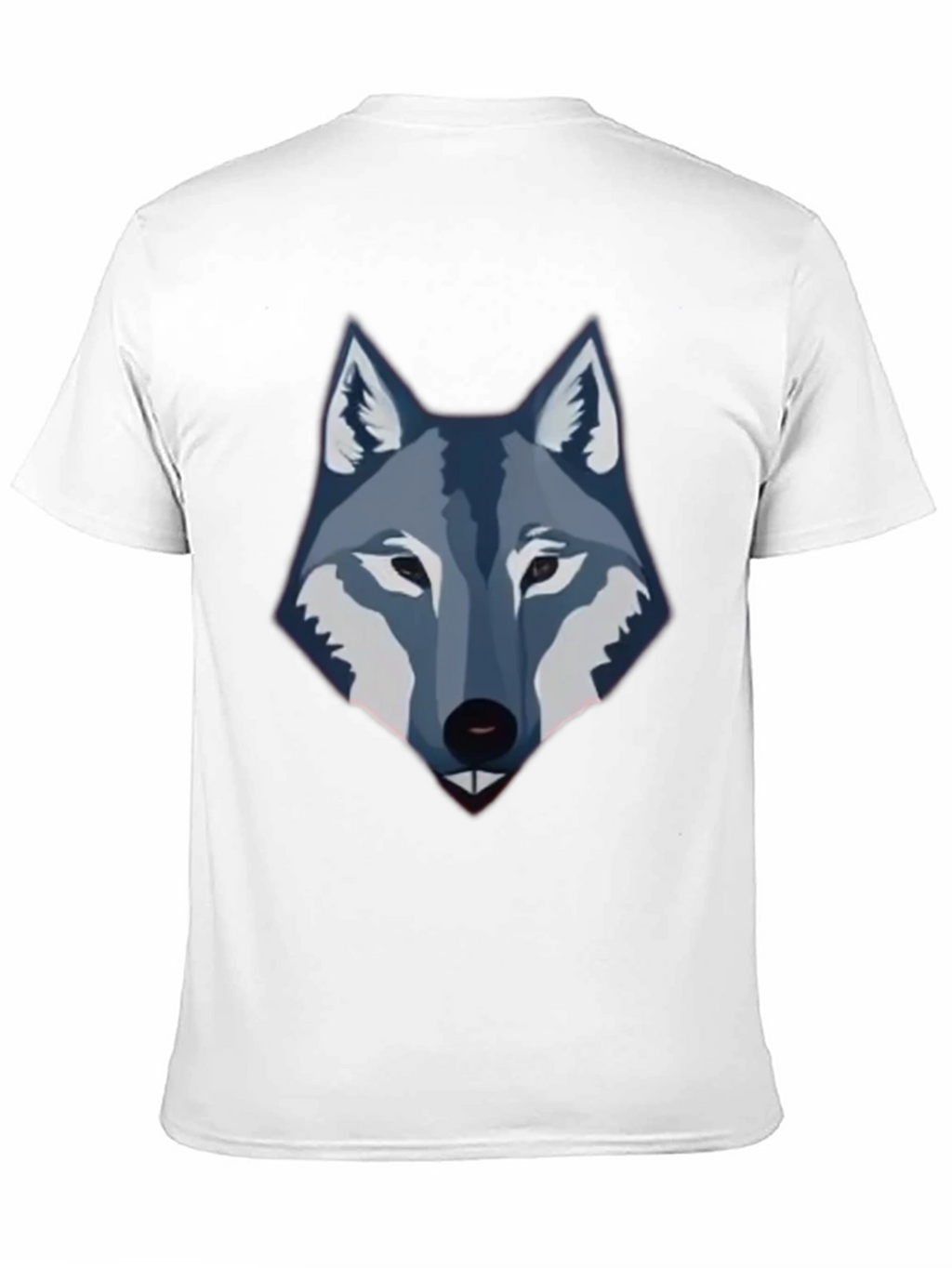 Mens Black Wolf Graphic Tee