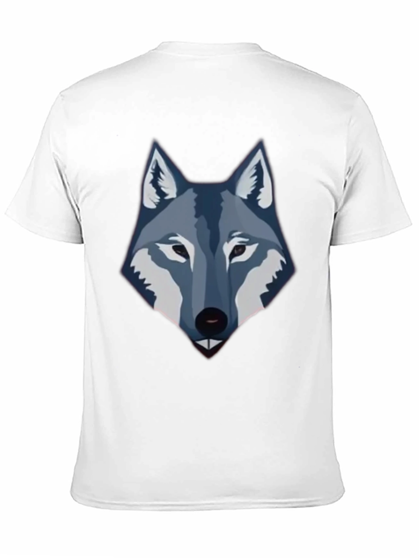 Mens Black Wolf Graphic Tee