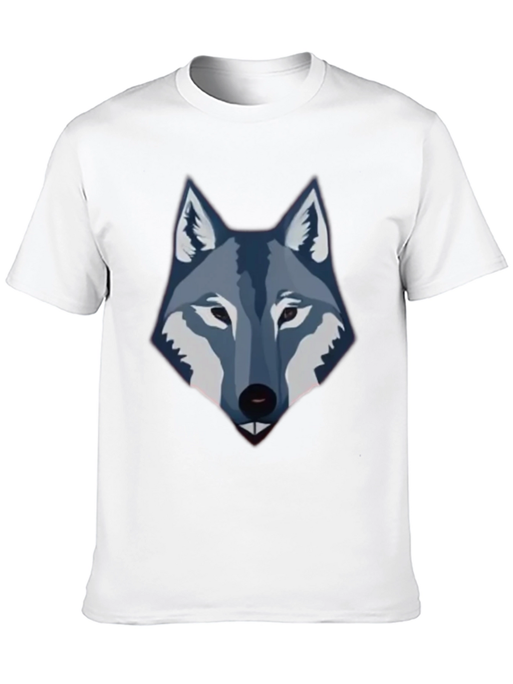 Mens Black Wolf Graphic Tee