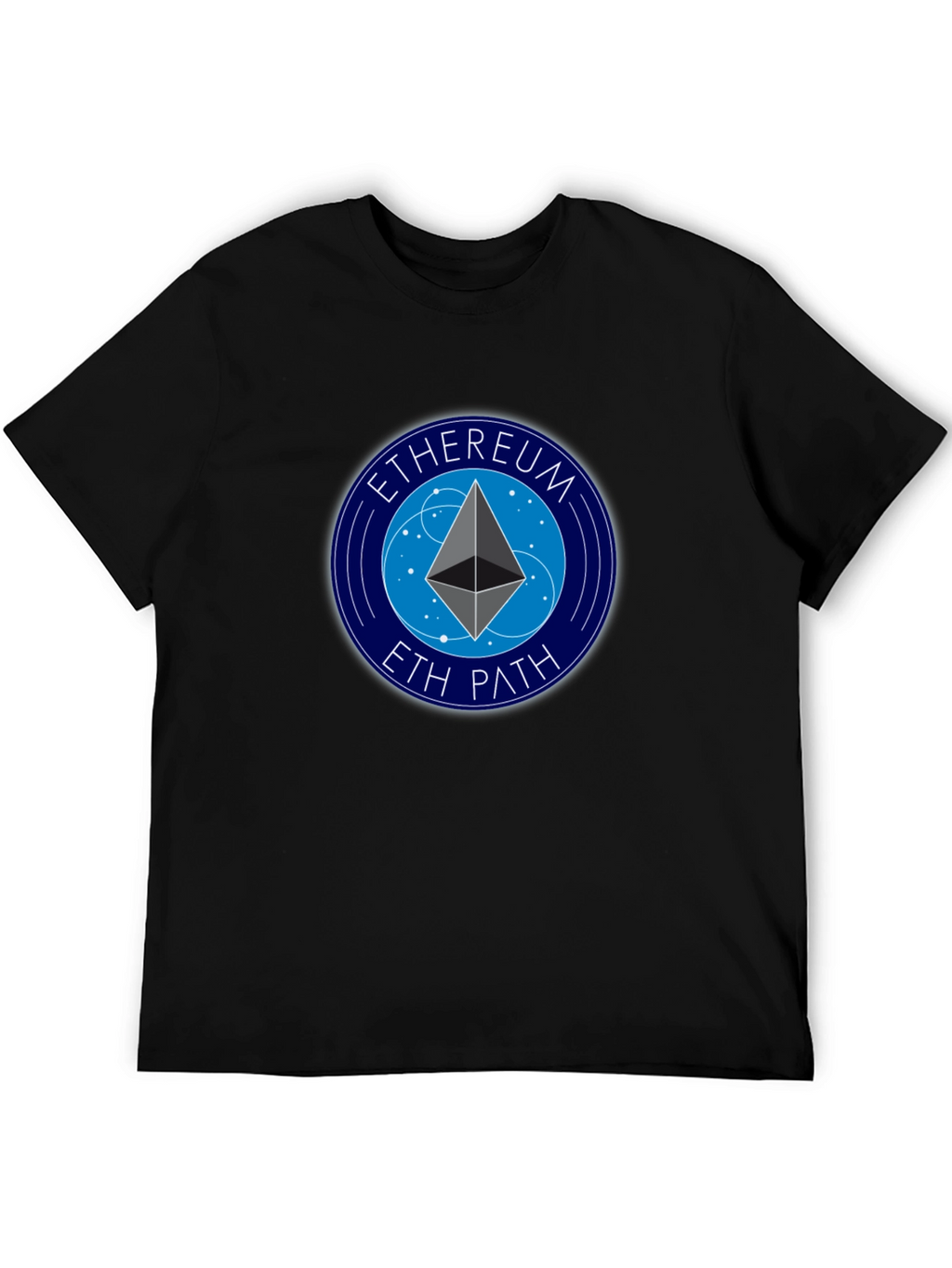 Ethereum ETH Path Black Graphic Tee