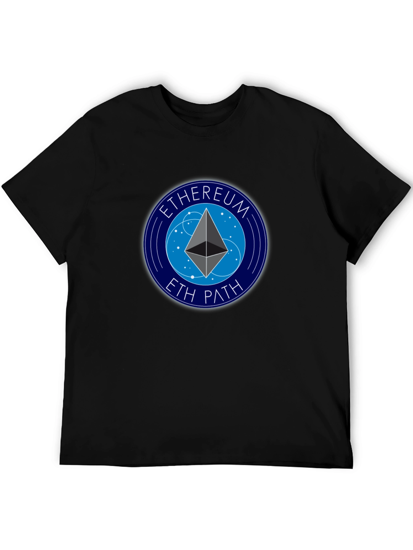 Ethereum ETH Path Black Graphic Tee