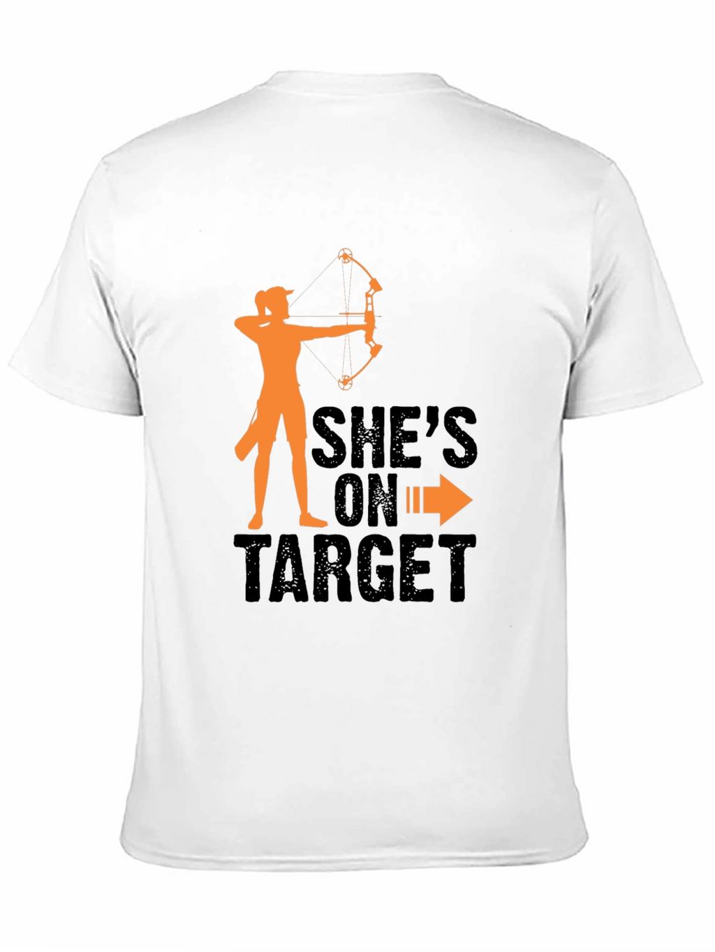 Shes On Target Archery T-Shirt - Black