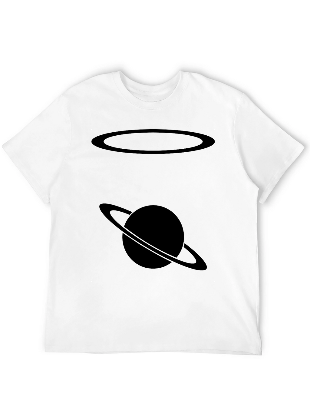 Saturn Graphic Black T-Shirt
