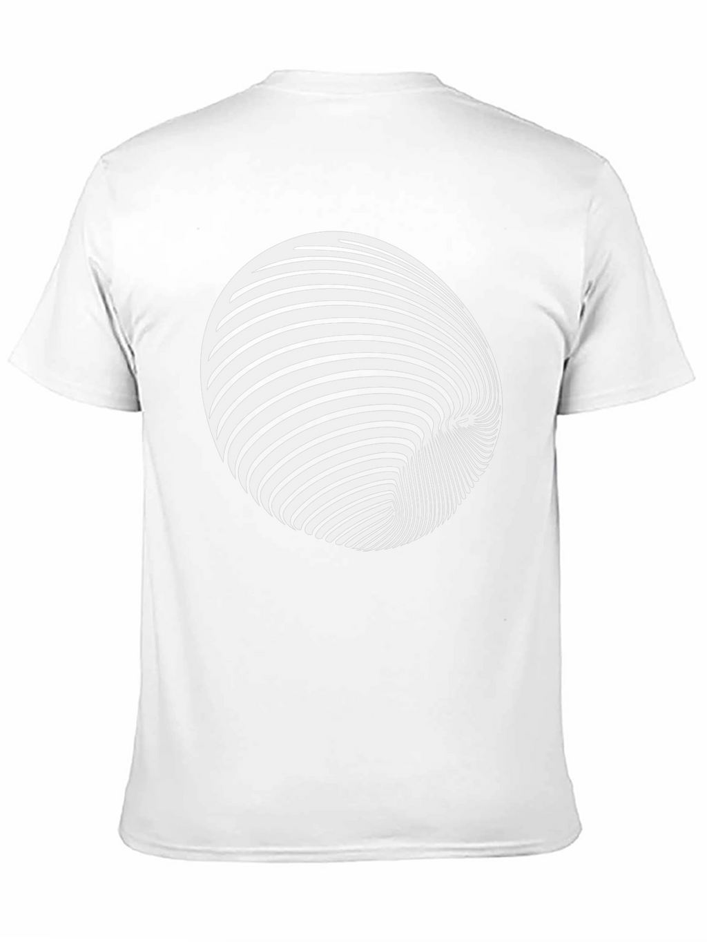 Optical Illusion Graphic Tee - Black Cotton Blend Shirt