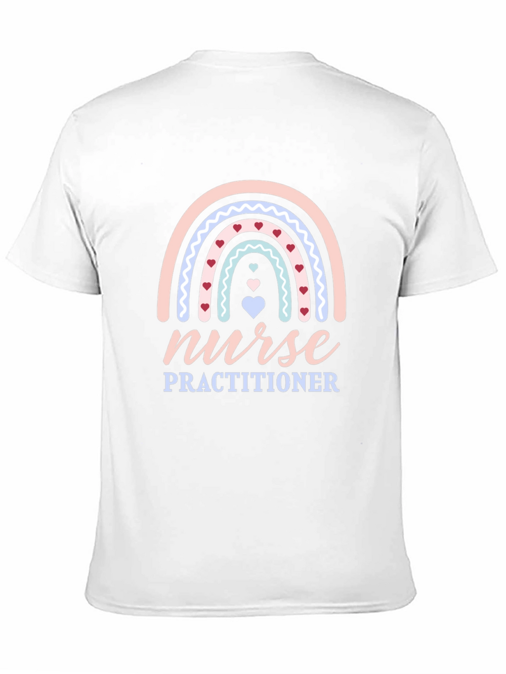 Nurse Practitioner Rainbow Heart T-Shirt