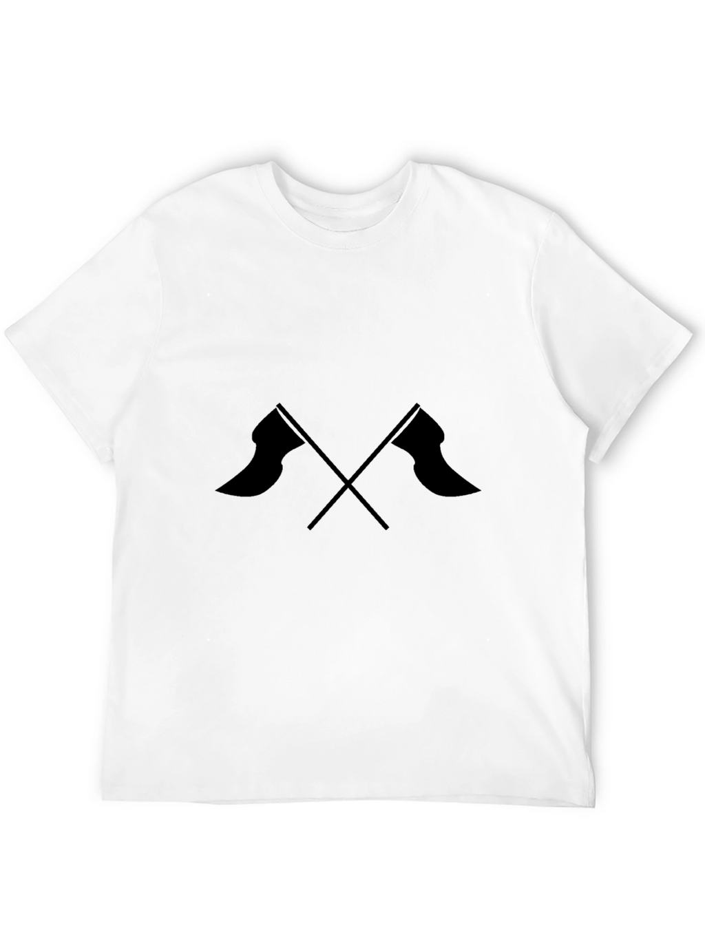 Crossed Flags Graphic Tee - Mens Casual Style