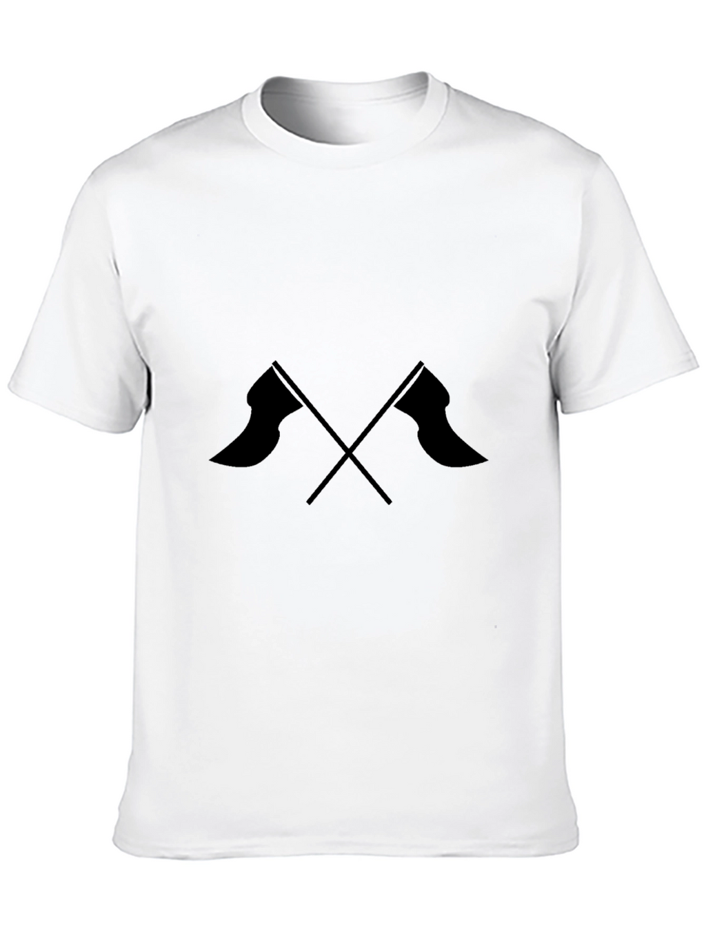 Crossed Flags Graphic Tee - Mens Casual Style