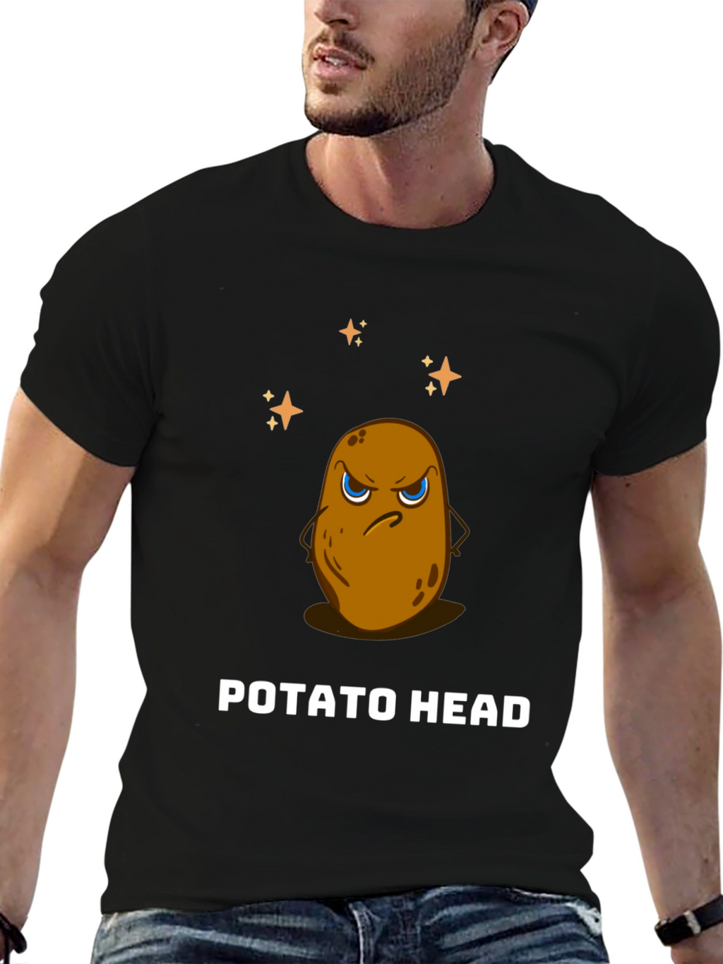 Funny Potato Head Graphic Tee - Unisex