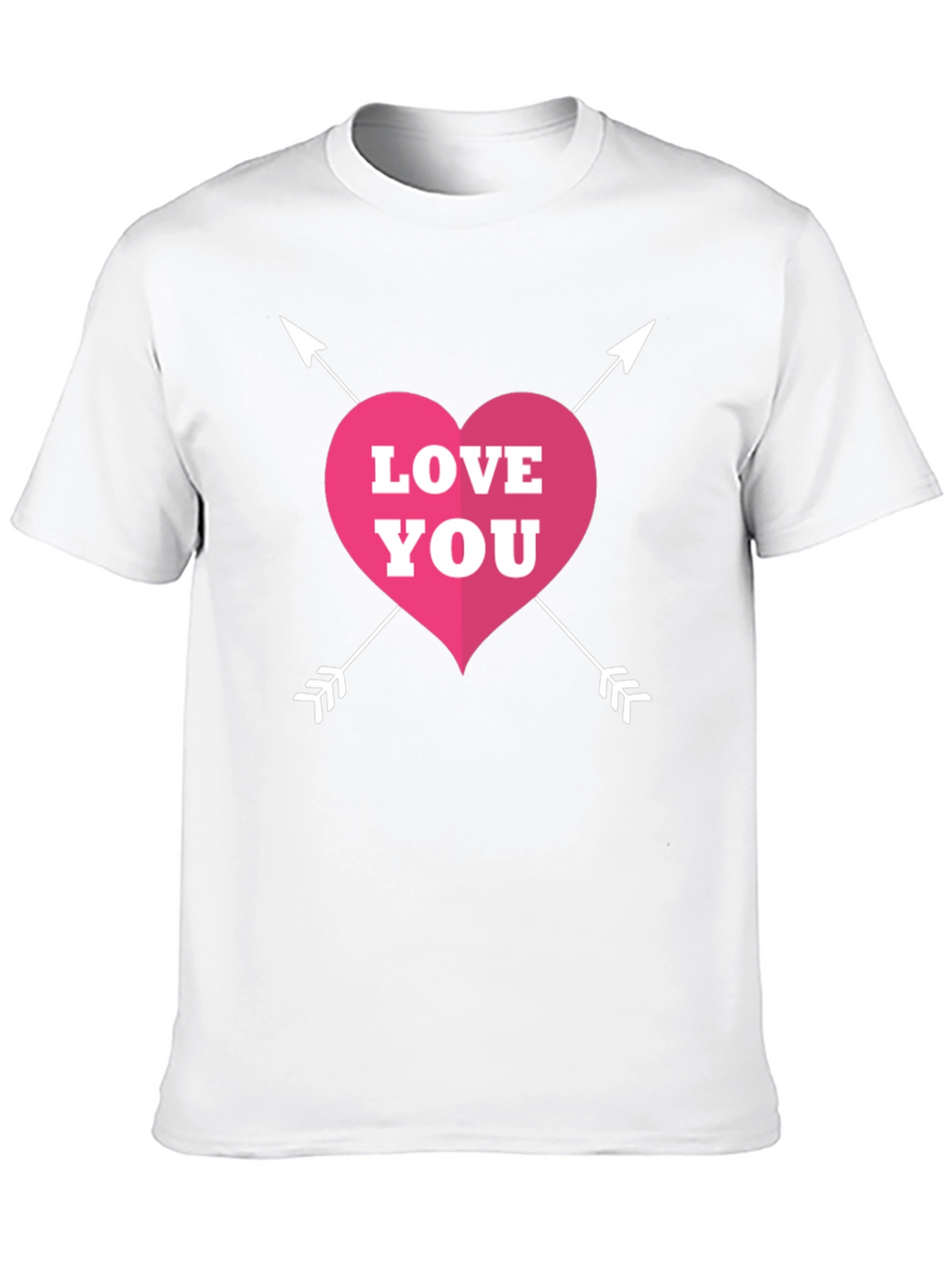 Love You Valentines T-Shirt - Black Graphic Tee