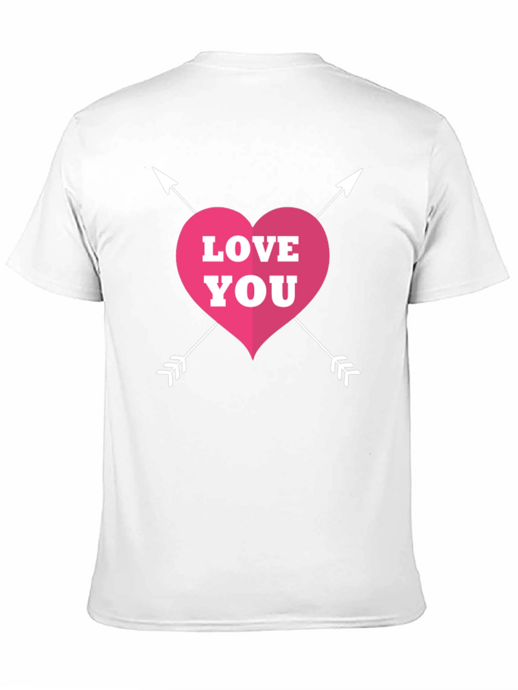 Love You Valentines T-Shirt - Black Graphic Tee