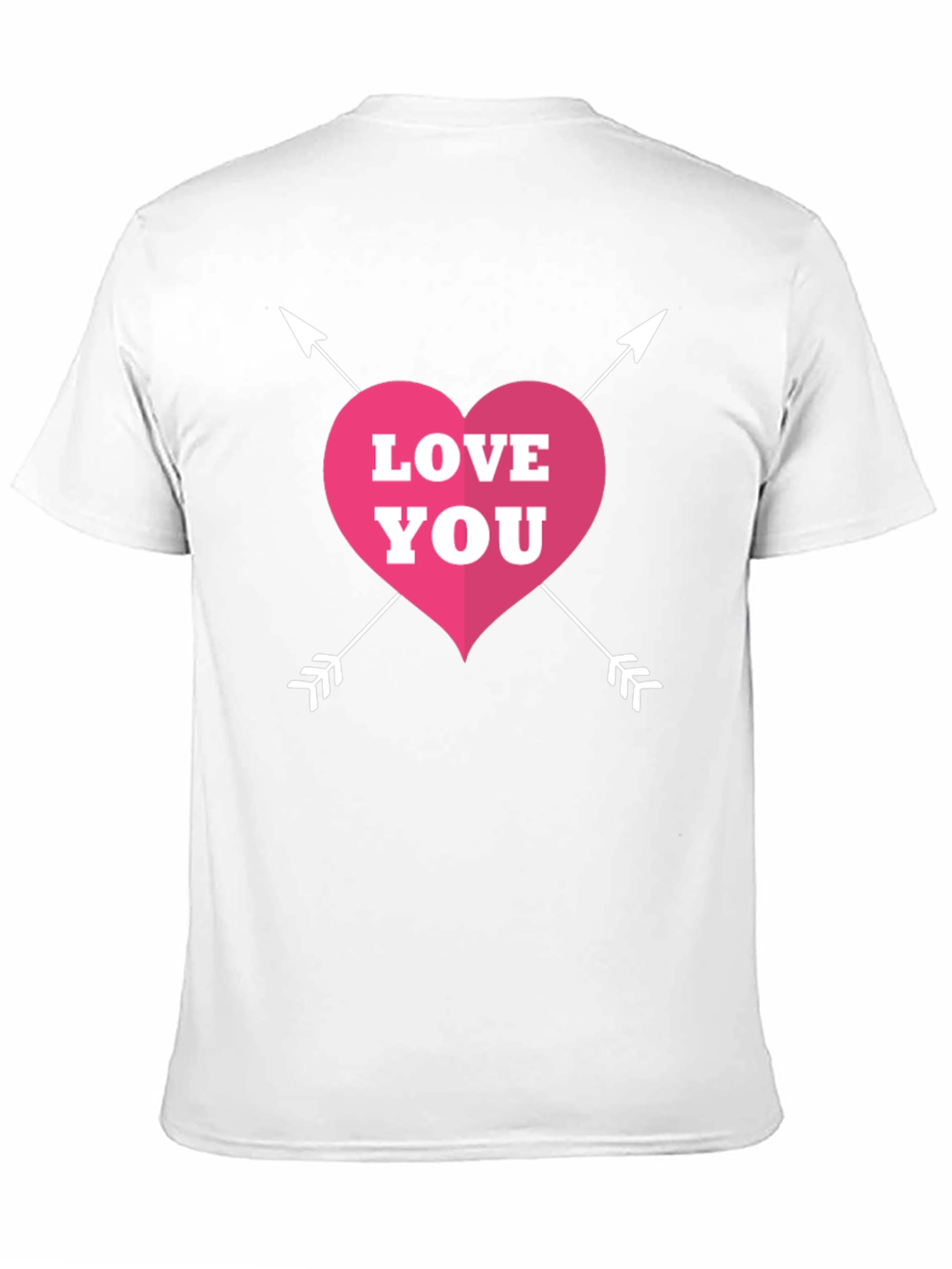 Love You Valentines T-Shirt - Black Graphic Tee