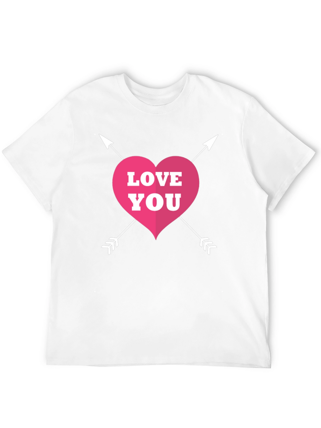 Love You Valentines T-Shirt - Black Graphic Tee