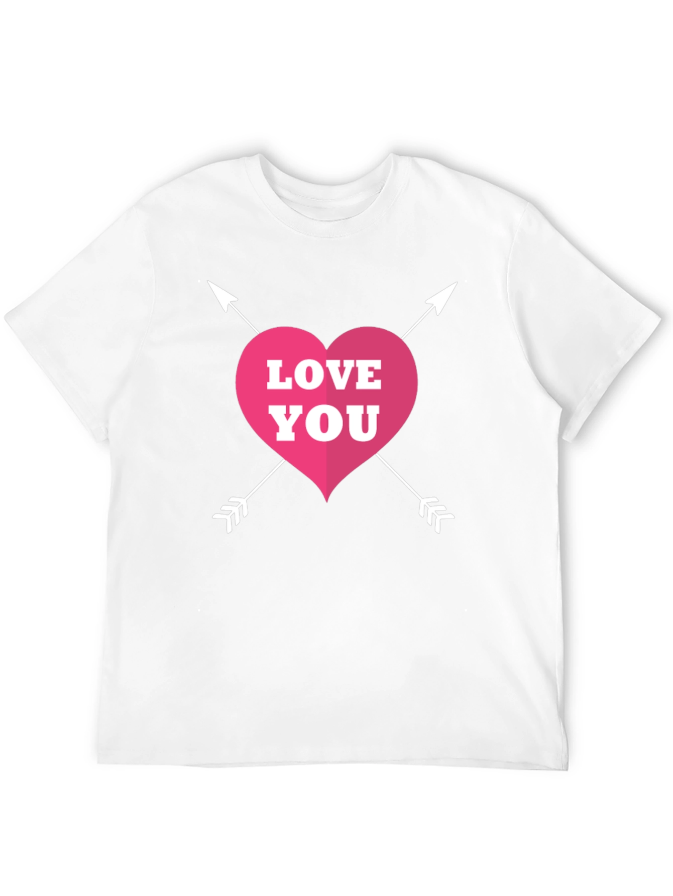 Love You Valentines T-Shirt - Black Graphic Tee