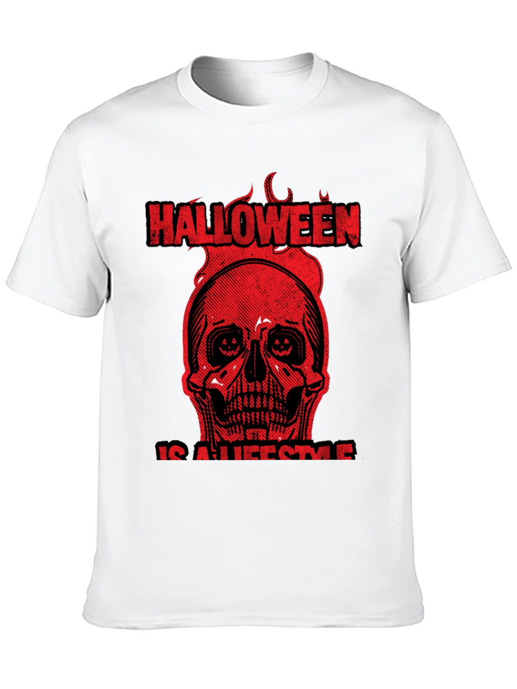 Halloween Lifestyle Graphic Tee - Black