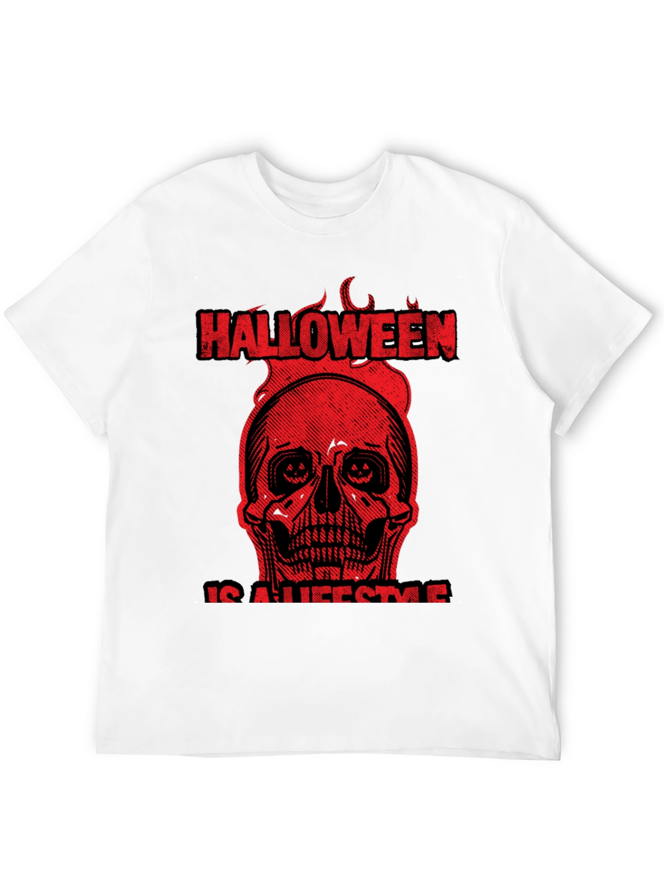 Halloween Lifestyle Graphic Tee - Black