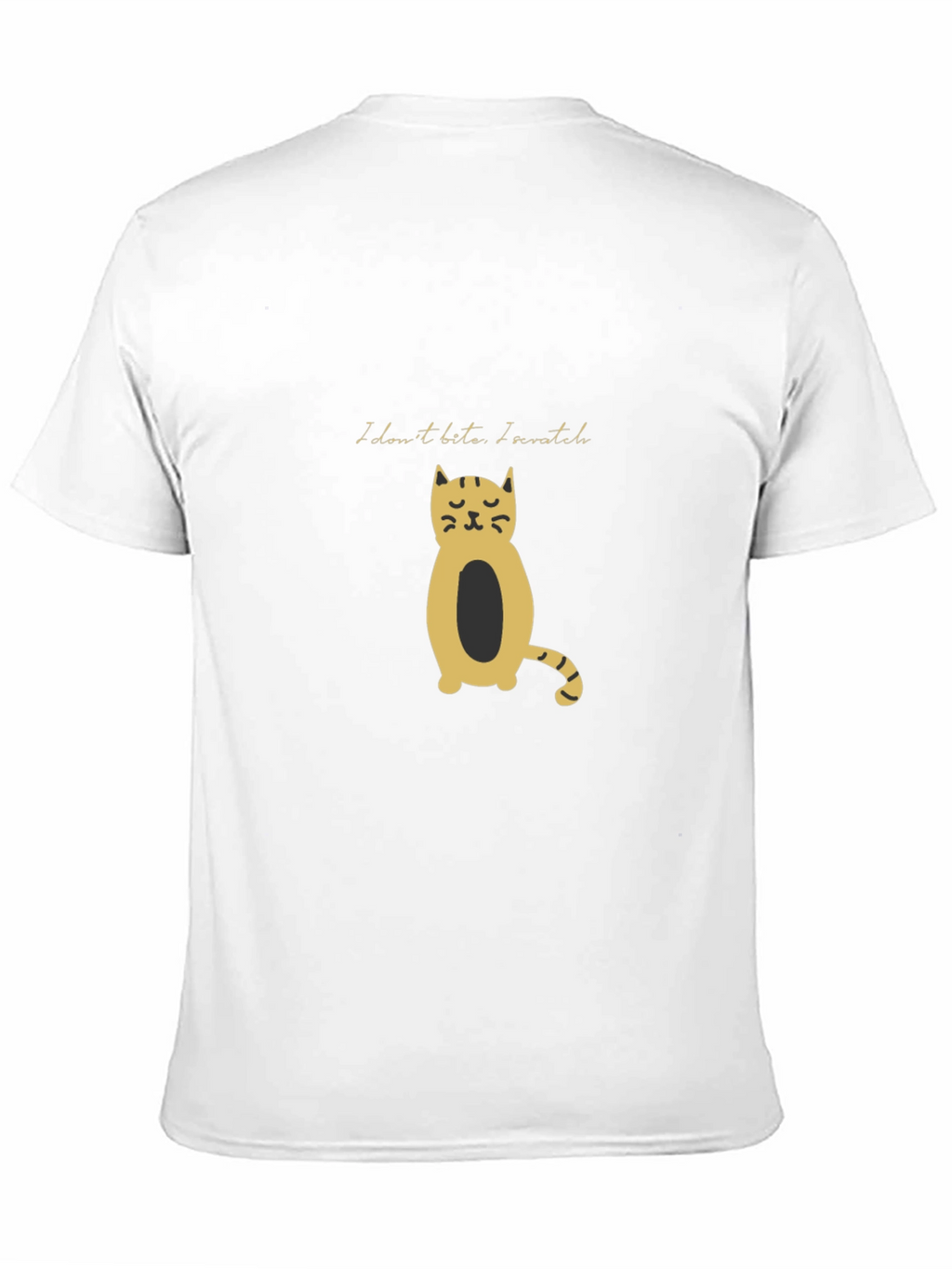 Black Cat Tee: I Dont Bite I Scratch!