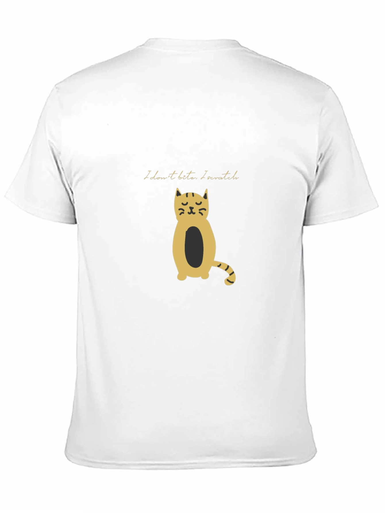 Black Cat Tee: I Dont Bite I Scratch!