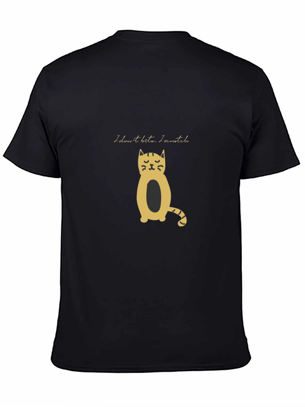 Black Cat Tee: I Dont Bite I Scratch!